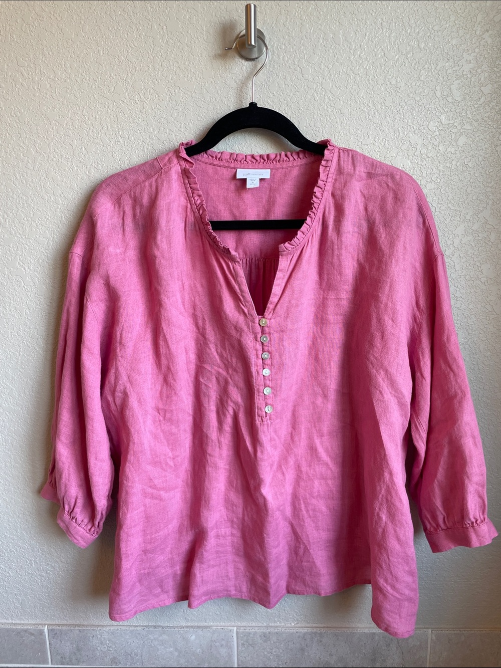 J. Jill Linen 3/4 Sleeve Tunic